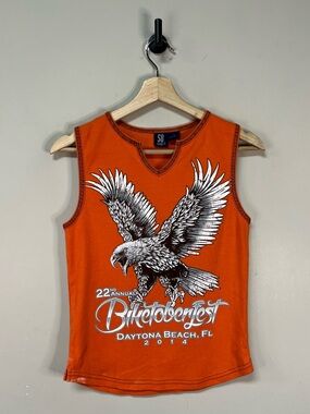 Retro Biketoberfest Harley Style Tank Top